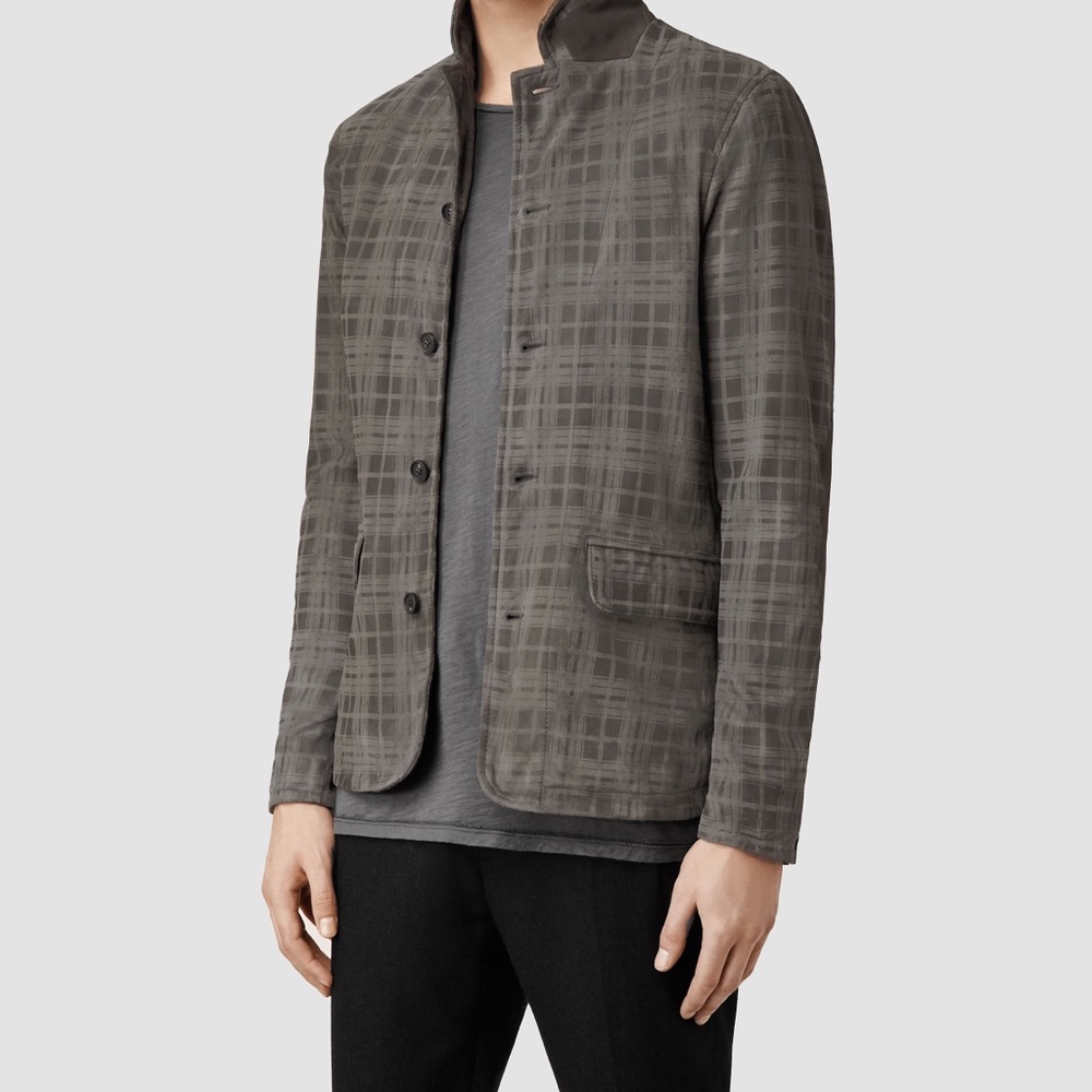 Men’s All Saints Suede Trail Blazer/Jacket, Medium